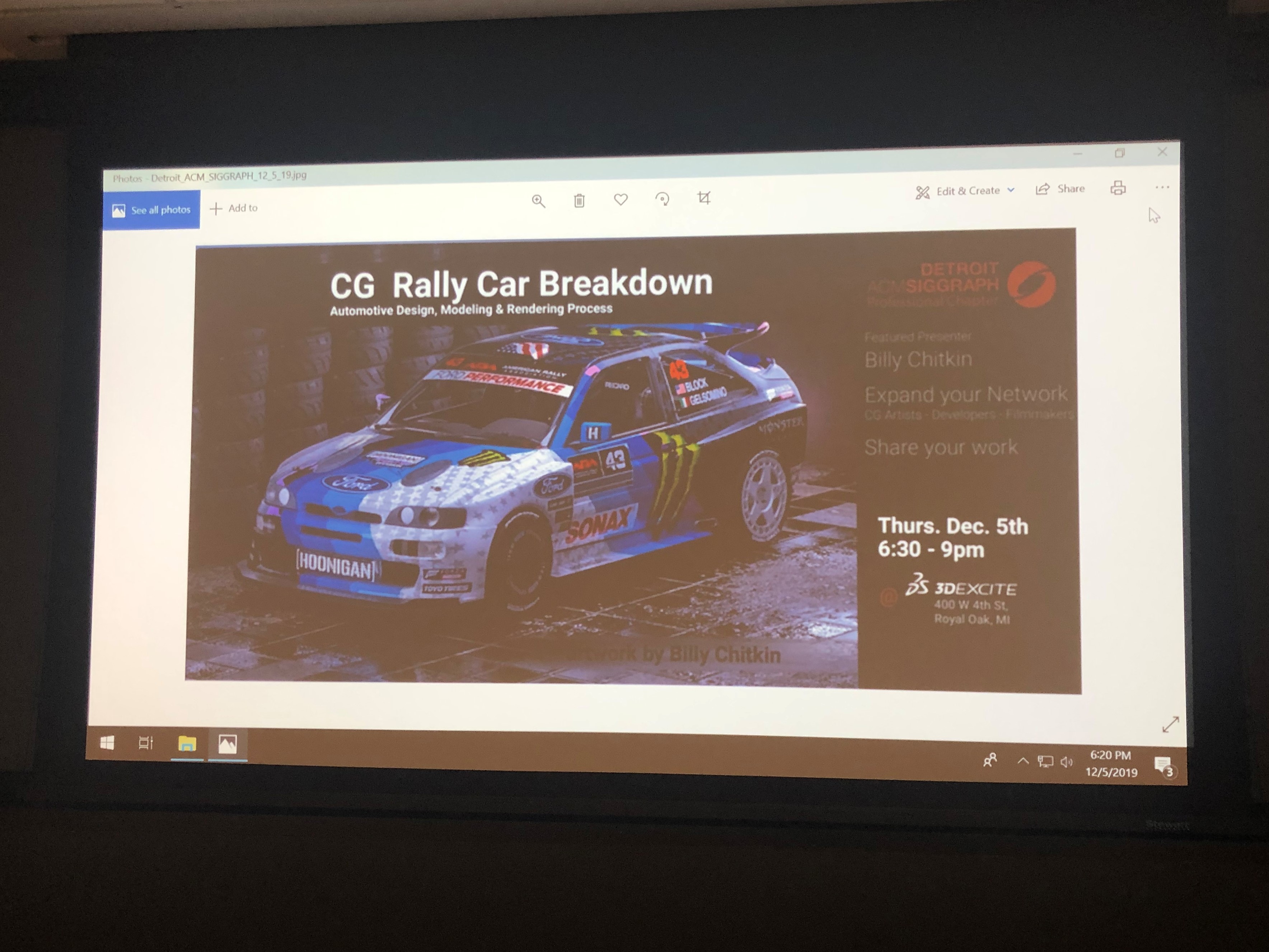 CG Rally Car Slide
